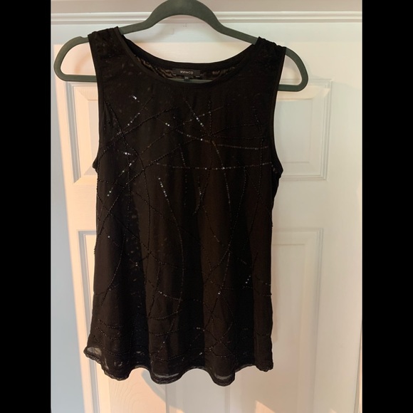 RW&Co sleeveless sequinned top - Picture 1 of 4